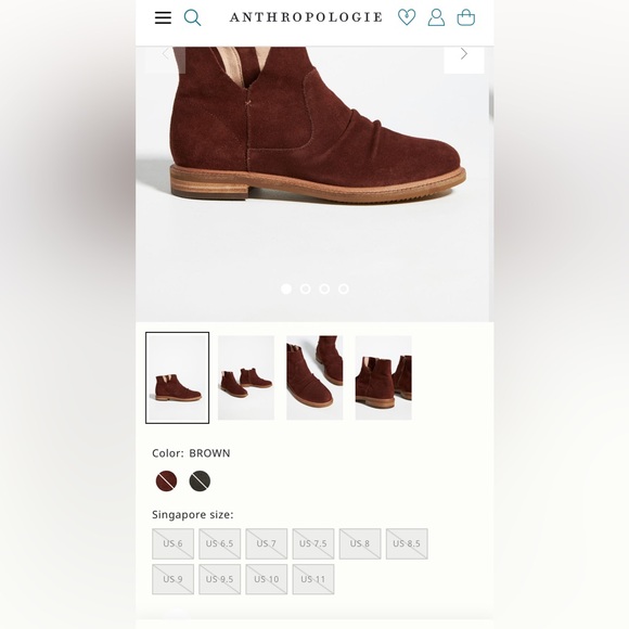 ANTHROPOLOGY Kelsi Dagger Brooklyn Latch Ankle Boots - Picture 3 of 12